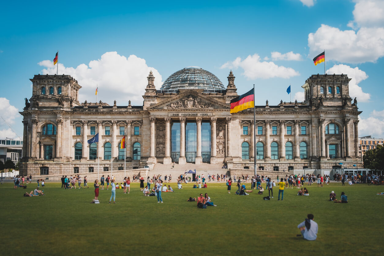 Německo: Bâtiment du Reichstag à Berlin