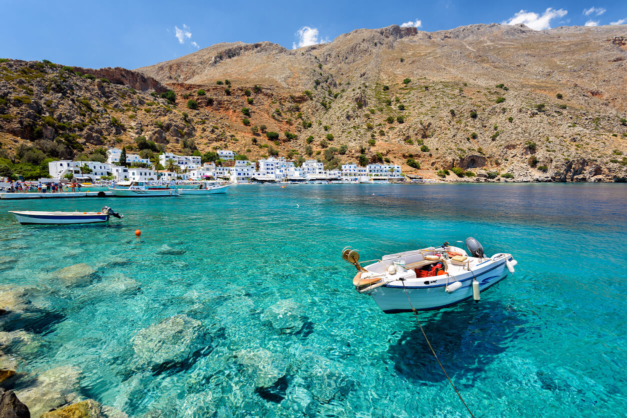 Kréta: Baie de Loutro