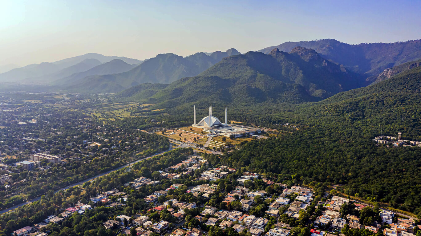 Islámábád : La mosquée Shah Faisal à Islamabad