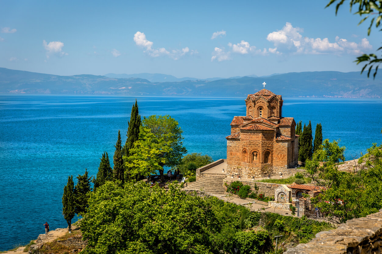 Makedonie: Une église orthodoxe à Ohrid