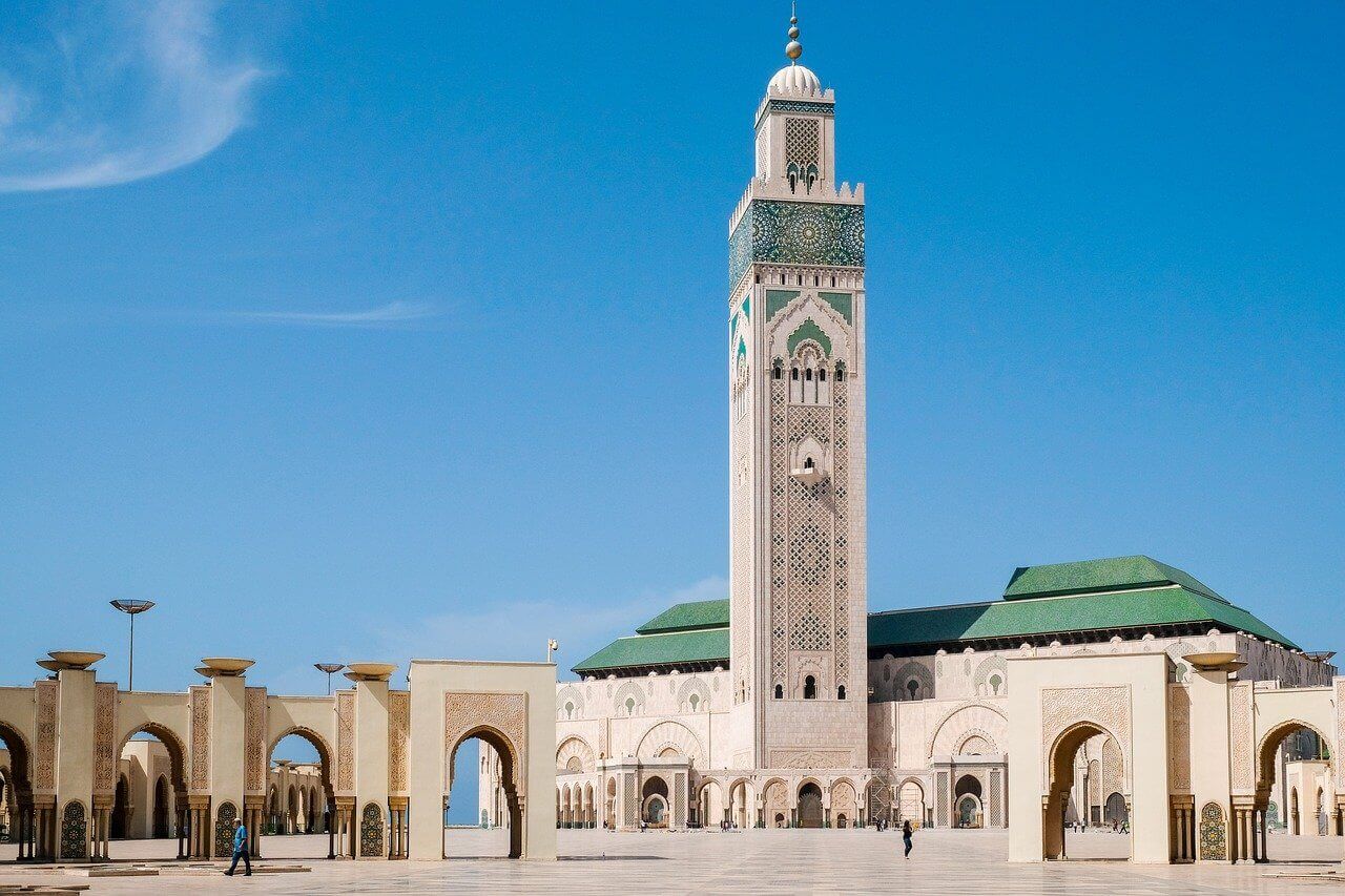 Maroko: La mosquée Hassan II à Casablanca